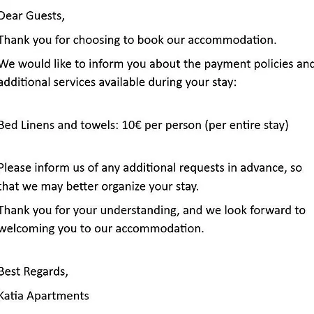 Apartment Katia *